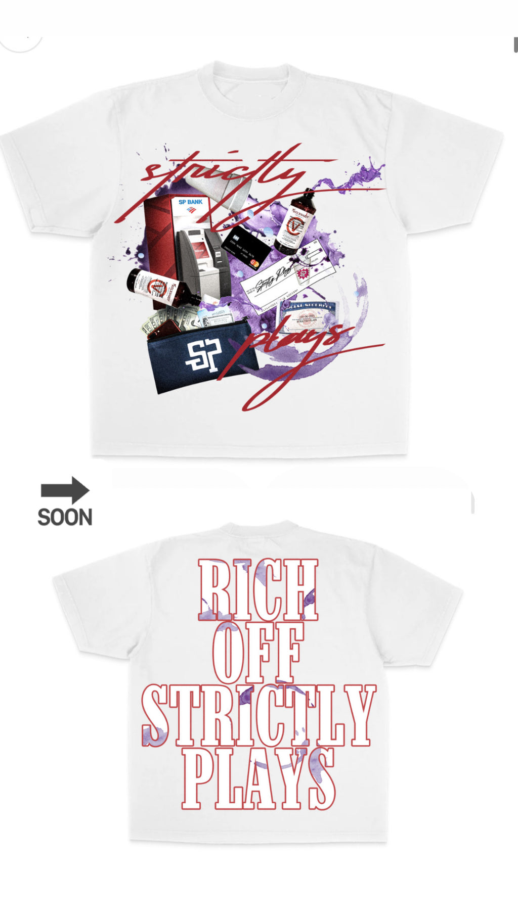 RICH OFF SP WHITE TEE